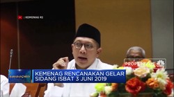Kemenag: Sidang Isbat Digelar 3 Juni 2019