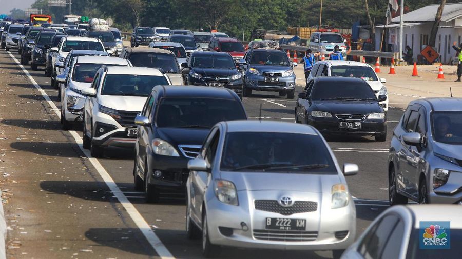 One Way di KM 70 Cikampek (CNBC Indonesia/Andrean Kristianto)