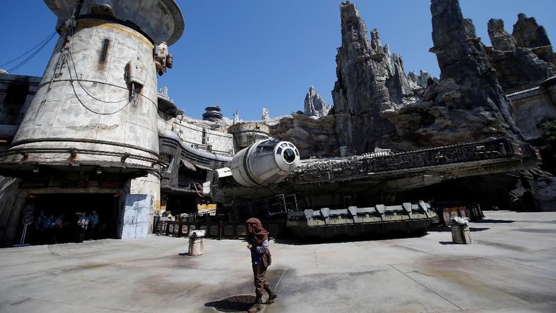 Wahana Star Wars akan menghadirkan berbagai petualangan layaknya di film yang sering ditonton di bioskop.