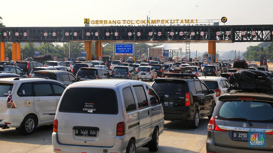 One Way di KM 70 Cikampek (CNBC Indonesia/Andrean Kristianto)