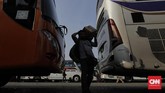 Pemudik akan diberangkatkan ke 10 kabupaten/kota yaitu Ciamis, Kuningan, Tegal, Pekalongan, Kebumen, Semarang, Surakarta, Wonogiri, Jogjakarta, dan Jombang. (CNN Indonesia/Adhi Wicaksono).