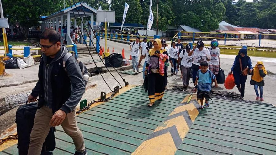 PT ASDP Indonesia Ferry (Persero) sebagai operator penyeberangan mencatat 509.644 orang pemudik kembali