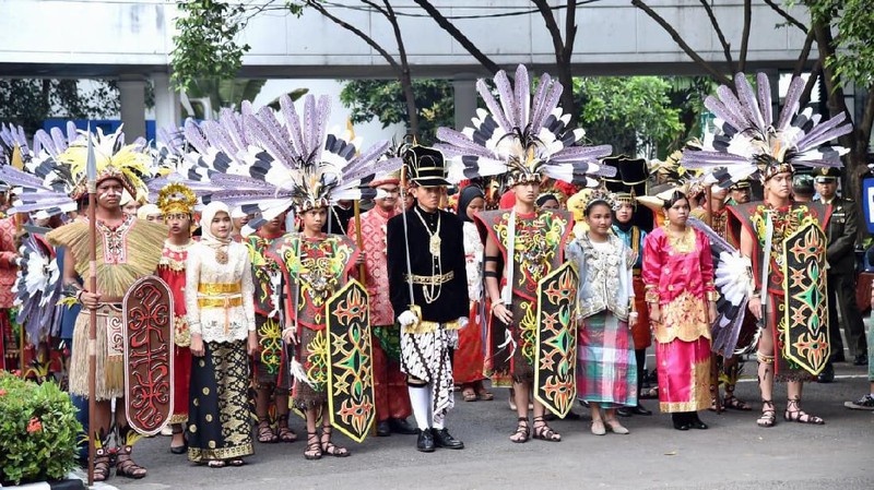 Presiden Joko Widodo (Jokowi) memimpin upacara peringatan Hari Lahir Pancasila, Sabtu kemarin (1/6/2019), sebelum melayat ke Cikeas.