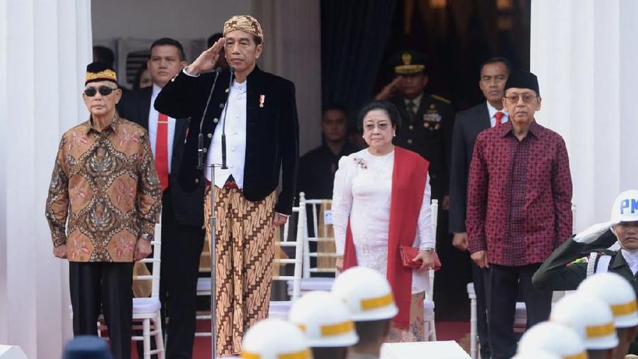 Jokowi di Upaca Hari Pancasila (Ist:Rusman - Biro Pers Sekretariat Presiden)