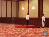 Nuansa Putih, Sri Mulyani Pimpin Upacara Hari Lahir Pancasila