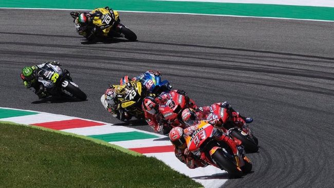 Hasil MotoGP Italia: Balapan Seru, Petrucci Kalahkan Marquez