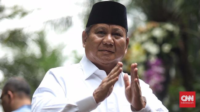 Bertemu Surya Paloh, Prabowo Subianto Kenakan Kemeja Putih