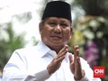 Bertemu Surya Paloh, Prabowo Subianto Kenakan Kemeja Putih