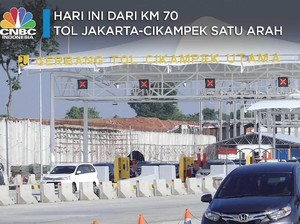 Catat! Hari ini KM 70 Jalan Tol Jakarta-Cikampek Satu Arah