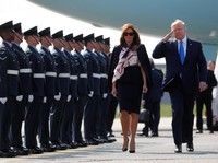 Tiba di Inggris, Trump Akan Makan Bersama Ratu Elizabeth