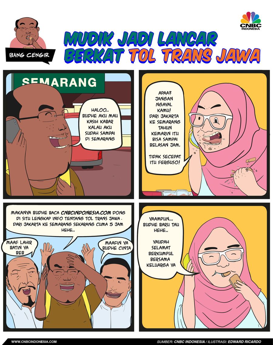 Mudik tak lagi menjadi momok, waktu tempuh belasan jam bahkan satu hingga dua hari tak lagi terdengar.