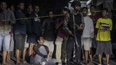 Polisi menyatakan saat ini pos polisi yang coba diledakkan terduga pelaku pada Selasa (4/6) siang ini telah dalam situasi kondusif. (ANTARA FOTO/Mohammad Ayudha)