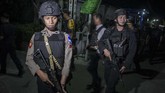 Polisi juga menyebut pelaku pengeboman merupakan lone wolf dan rekam jejaknya di dalam kelompok masih belum terlihat. (ANTARA FOTO/Mohammad Ayudha)