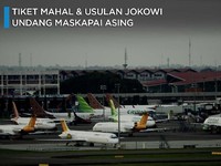 Tiket Pesawat Mahal & Usulan Jokowi Undang Maskapai Asing