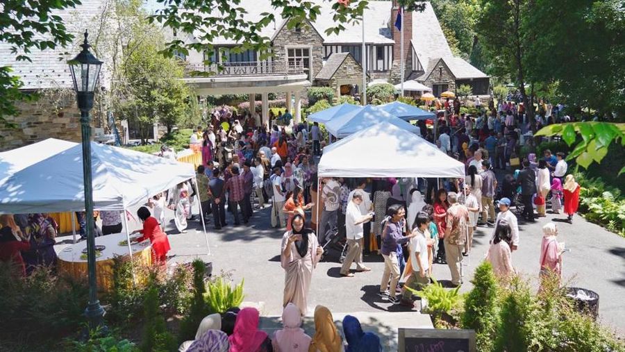 Duta Besar Indonesia untuk Amerika, Mahendra Siregar menggelar open house di kediamannya di Washington DC, pada Selasa (4/5/2019).