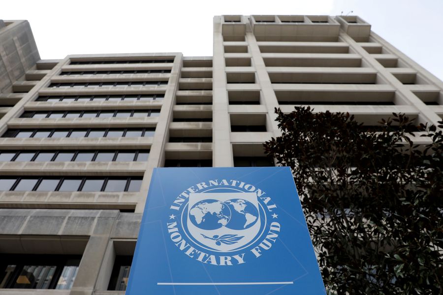 Kantor pusat Dana Moneter Internasional (IMF) (REUTERS/Yuri Gripas)