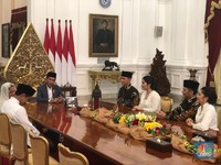 AHY Silaturahmi Lebaran ke Jokowi, Bahas Apa?