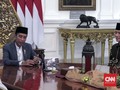 AHY dan Ibas Berlebaran dengan Jokowi di Istana Merdeka