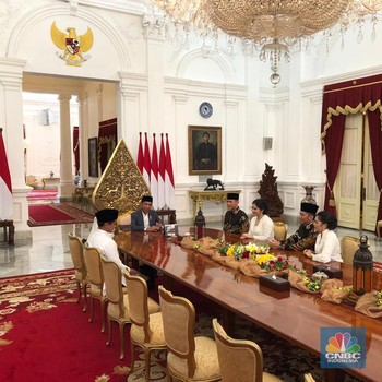 Ditemani Iriana & Kaesang, Jokowi Bertemu Keluarga SBY