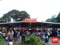 Pedagang Monas Mendulang Rezeki Lebaran 2019
