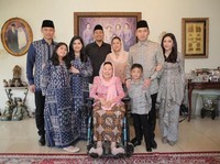Safari Lebaran, AHY & Ibas Kunjungi Istri Gus Dur