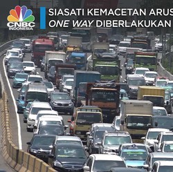 Siasati Kemacetan Arus Balik, One Way Diberlakukan Hari Ini