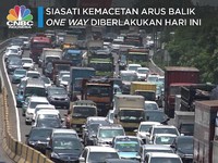 Siasati Kemacetan Arus Balik, One Way Diberlakukan Hari Ini