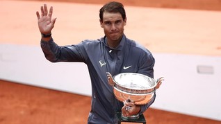 Rafael Nadal Hattrick Juara Prancis Terbuka