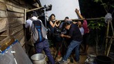 Pelaku industri perfilman Myanmar kini berharap para sineas dan aktor dunia mau membuat film di negara itu supaya terjadi pertukaran ilmu. (Photo by Sai Aung MAIN / AFP)