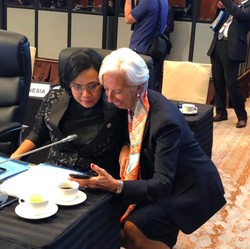 Mengintip Momen Hangat Sri Mulyani & Bos IMF di Pertemuan G20