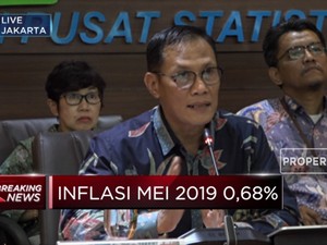 BPS : Inflasi Mei 2019 Capai 0,68%