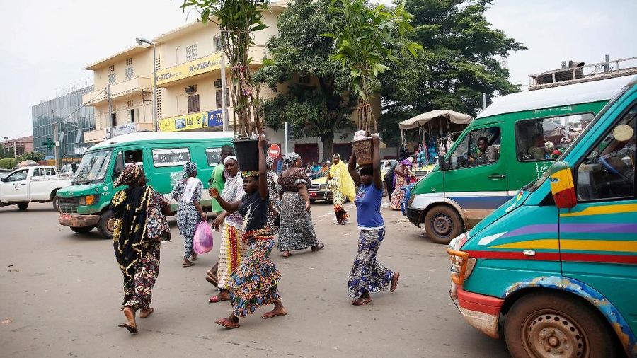FILE PHOTO: A general view of the city of Bamako, Mali August 9, 2018. REUTERS/Luc Gnago/File Photo