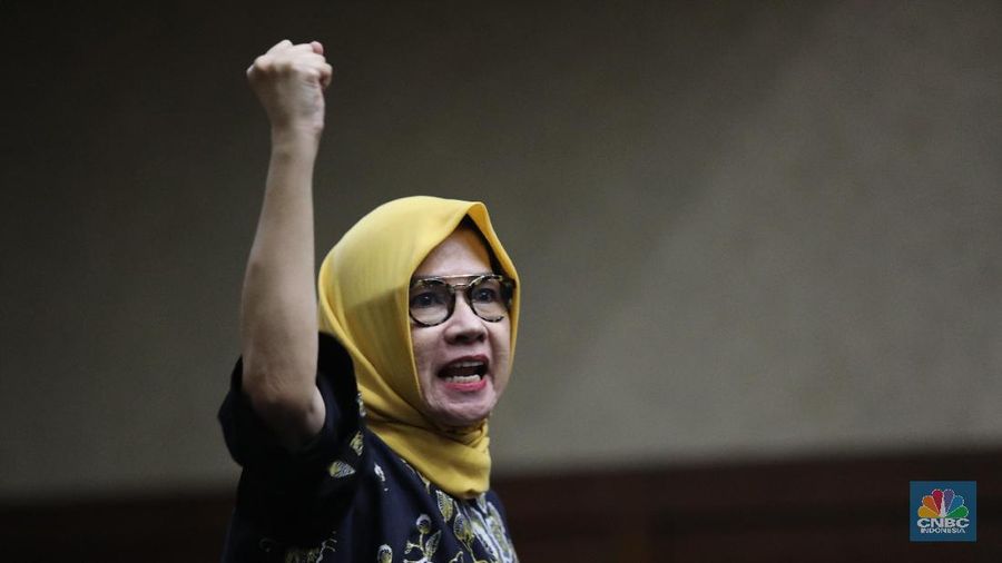 Karen dinyatakan terbukti bersalah melakukan korupsi dalam investasi blok Basker Manta Gummy (BMG) di Australia.
