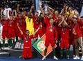 FOTO: Ronaldo Antar Portugal Juara UEFA Nations League