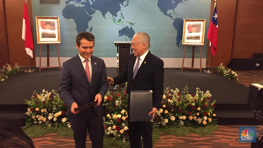 Perdagangan bebas Indonesia dan Chile akan dimulai.