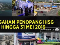 10 Saham Penopang IHSG Hingga 31 Mei 2019