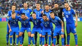 Timnas Italia melakoni laga keempat kualifikasi Piala Eropa 2020 dengan menghadapi Bosnia-Herzegovina di Stadion Allianz. ( REUTERS/Massimo Pinca)