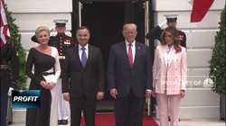 Donald Trump Sambut Kedatangan Presiden Polandia