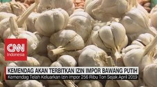 VIDEO: Izin Impor Bawang Putih Dibuka Lagi