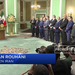 Pertemuan Bilateral Rouhani - Abe