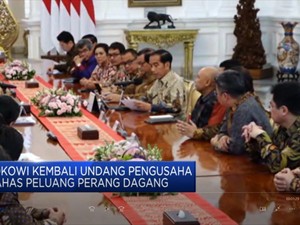 Bahas Perang Dagang, Jokowi Undang Pengusaha
