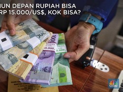 Tahun Depan, Sri Mulyani Sebut Rupiah Bisa ke Rp 15.000/US$