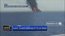 Kapal Tanker Jepang Diserang di Teluk Oman