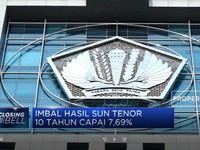 Yield SUN Tenor 10 Tahun Capai 7,69%