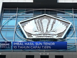 Yield SUN Tenor 10 Tahun Capai 7,69%