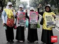 Zikir dan Doa Bergema di Aksi Damai Kawal Sidang MK