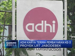 Adhi Kantongi Pembayaran Proyek LRT Rp 7,1 T