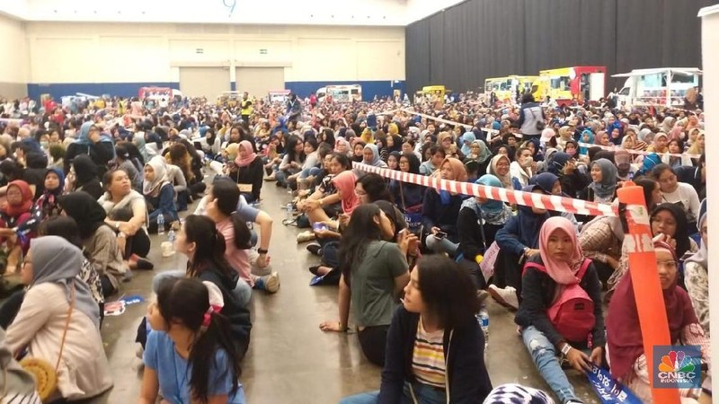 Boyband Kpop Super Junior akan menggelar konser di ICE, BSD, Tangerang Selatan, Banten, Sabtu (15/6/2019).