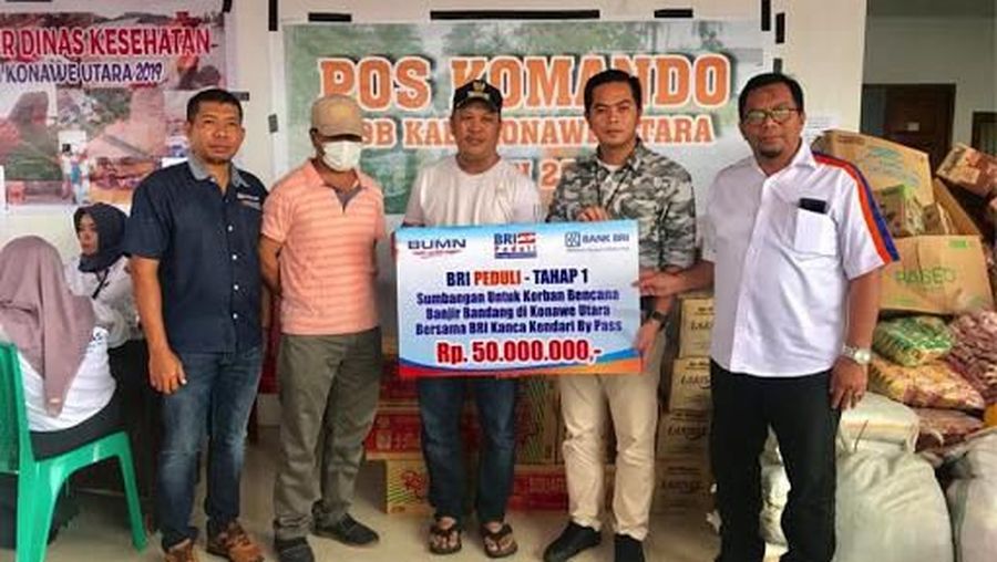 PT Bank Rakyat Indonesia, Tbk (BBRI) melalui program BRI Peduli telah menyalurkan bantuan CSR