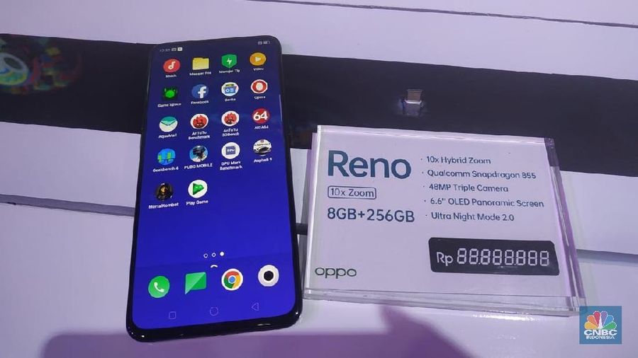Inilah spek & Harga Oppo Reno 10x Zoom yang bisa menghadirkan hal berbeda dengan fokus pada kemampuan pembesaran gambr dan fitur lainnya yang pasti digemari.